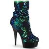 Pleaser - DELIGHT1004 Bottes de plateforme - Vert/Noir Product image